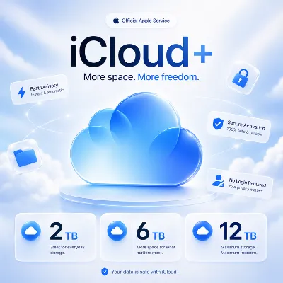 Активация iCloud+ | 2-6-12 ТБ | 2 месяца | Вход в аккаунт не требуется - irongamers.ru
