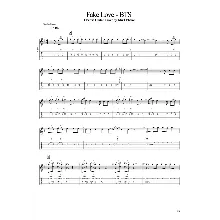 Табы Kfir Ochaion - BTS - Fake Love