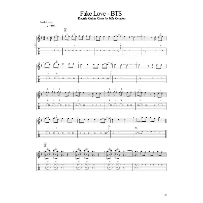 Табы Kfir Ochaion - BTS - Fake Love - irongamers.ru