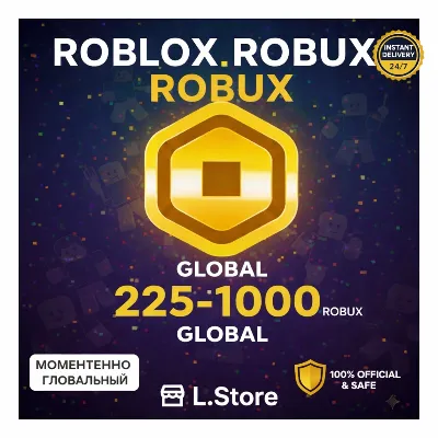 Roblox 225-10000 Робаксов МОМЕНТАЛЬНО ГЛОБАЛЬНЫЙ - irongamers.ru
