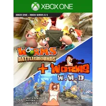 Worms Battlegrounds + Worms W.M.D Xbox Аренда