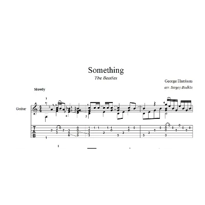 Something (The Beatles) ноты для гитары - irongamers.ru