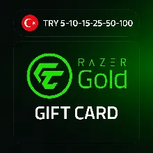 Карта Razer Gold 5–10-15-25-50-100 TRY Турция