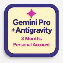 GEMINI Google AI Pro + Antigravity – 3 месяцев | Veo 3.1, Нано Банан,