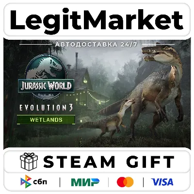 DLC Jurassic World Evolution 3: Wetlands Steam МИР АВТО