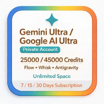 GEMINI ULTRA + VEO 3.1 + FLOW + WHISK + ANTIGRAVITY | 6 000–8 000 КРЕДИТОВ | 30 ДНЕЙ - irongamers.ru