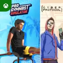 Pro Gymnast Simulator + Cyber Protocol Xbox