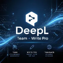 DeepL Team + Write Pro | 1 месяц | Подписка | Личный аккаунт