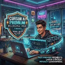 Cursor AI Pro | Pro Plus | Ultra | 1 месяц | Готовый аккаунт