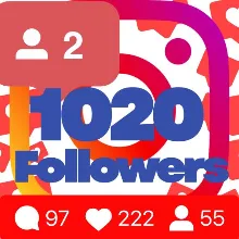 1020 followers on Instagram Guarantee