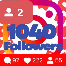 1040 followers on Instagram Guarantee