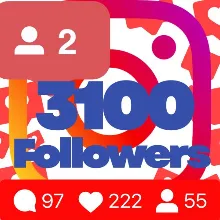 3100 followers on Instagram Guarantee