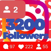3200 followers on Instagram Guarantee