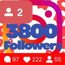 3800 followers on Instagram Guarantee