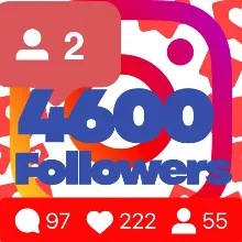 4600 followers on Instagram Guarantee