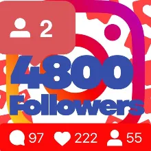 4800 followers on Instagram Guarantee