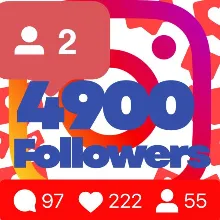 4900 followers on Instagram Guarantee