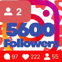 5600 followers on Instagram Guarantee