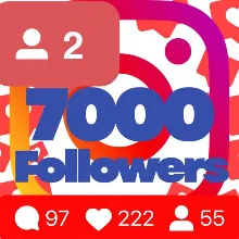 7000 followers on Instagram Guarantee