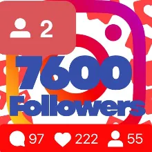 7600 followers on Instagram Guarantee