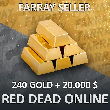 RDO • 240 GOLD + 20.000 $ RED DEAD ONLINE RDR2