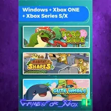 Toad Slide + Habitat Shapes + The Cute Whale Bun XBOX