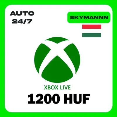 XBOX LIVE 1200 HUF ВЕНГРИЯ КАРТА ПОПОЛНЕНИЯ АВТО 24/7 - irongamers.ru