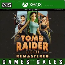 TOMB RAIDER I-III REMASTERED STARRING LARA CROFT XBOX