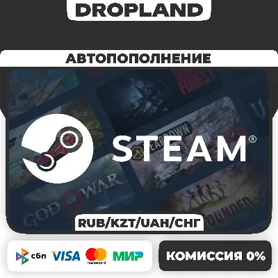 АВТО-ПОПОЛНЕНИЕ STEAM | RUB/KZT/UAH/СНГ - irongamers.ru