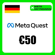 META QUEST 50€ EUR ГЕРМАНИЯ КАРТА ПОПОЛНЕНИЯ АВТО 24/7