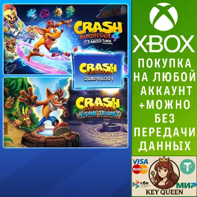 Crash Bandicoot™ - набор Quadrilogy Xbox One|X|S - irongamers.ru