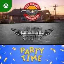 Gas Station Simulator, Airstrip DLC and Party Time DLC