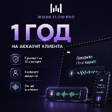 Wispr Flow Pro на 1 год на ваш email