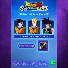 DRAGON BALL Sparking! ZERO Martial Arts Pack XBOX DLC