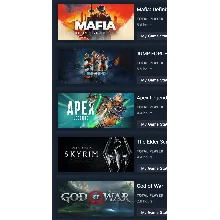 STEAM | God of War и другие игры, всего на 330$