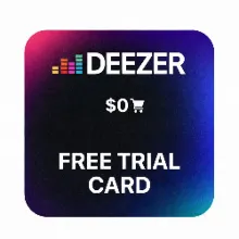 Виртуальная карта Deezer за 1$
