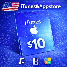 iTunes & App Store Подарочная карта — 10 USD (USA)