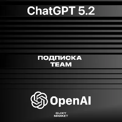 ПОДПИСКА ChatGPT 5.2/Chat GPT TEAM/BUSINESS - irongamers.ru