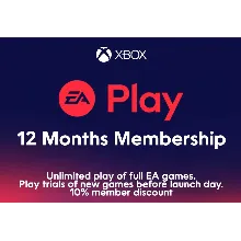 EA Play | Подписка на 12 месяцев | Xbox Глобальный key
