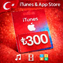 iTunes & App Store Подарочная карта — 300 TRY (TR)
