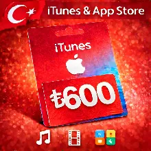 iTunes & App Store Подарочная карта — 600 TRY (TR)