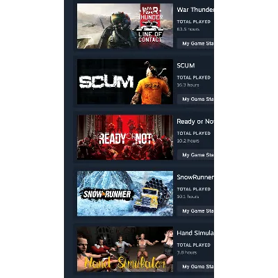 STEAM | SCUM and 33 GAMES total costs 300 USD - irongamers.ru