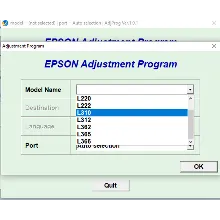 Сброс Epson L312 Adjustment Program