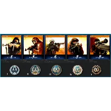 CS 2 - 5 Наборов по 5 карточек (Карточки Steam/Стим)
