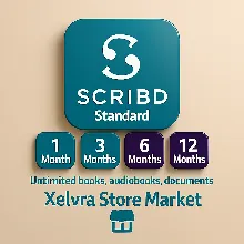 📚  Scribd Premium — 1/3/6/12 месяцев