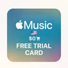 Карта $1 для Бесплатный план активации Apple Music