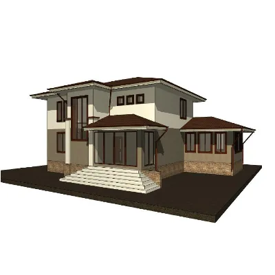 Проект жилого дома из камня 13,х18,7 метров - irongamers.ru