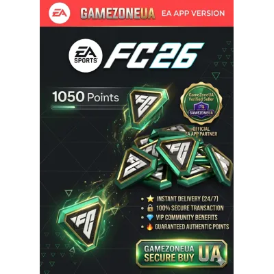 EA Sports FC 26 - 1050 FC Points EA App (PC) Key GLOBAL - irongamers.ru