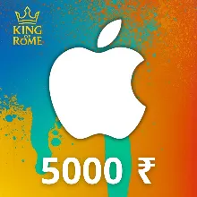 App Store & iTunes Индия (5000 ₹) Подарочная карта | 24/7 Автодоставка