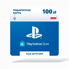 Карта оплаты Sony PlayStation 100 zl (Польша)
